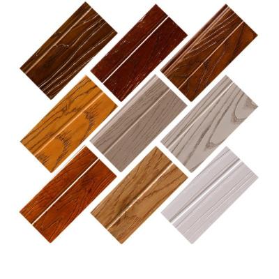 China Anti-scratch MDF laminate skirting boards covered with PVC sheet and high quality paper covered with lacquer for sale