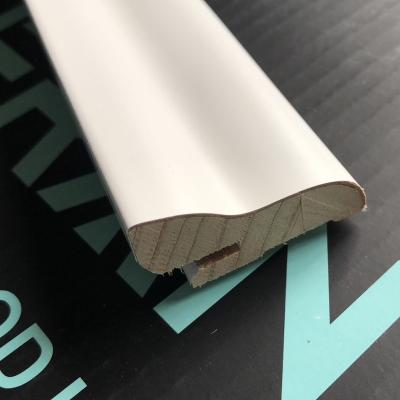 China Sustainable White Primed Pine Sourced From Geran Pre-primed Timber Skirting Board for sale