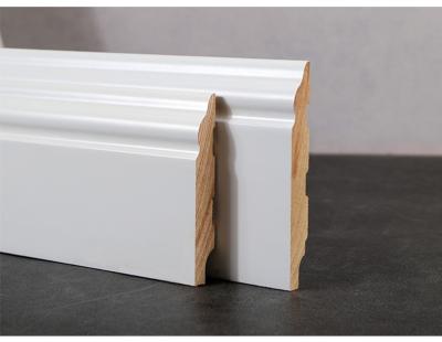 China Modern Geran Pre-Primed Pre-Painted Wood Primed Skirting Ardan Skirting Board for sale