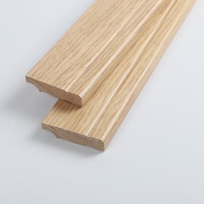 China Stable Solid Wood Oak Ash Shaker Architrave Skirting Board by Geran for sale