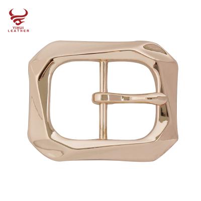 China Irregular Buckle Nickel Free Metal Hardware Double Pointed Buckle Belt Woman Lady Bag Buckle for sale