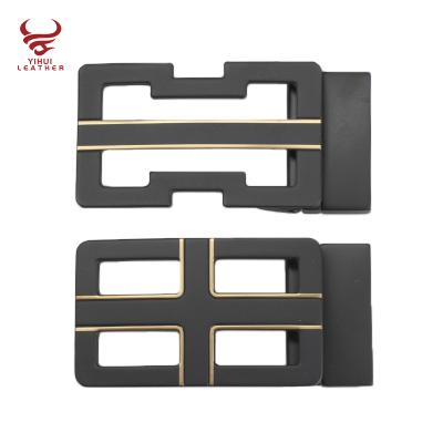 China 2022 35mm SINGLE Cavity Buckle TOOTH BUCKLE Custom Mens Belt Accessories Belt Plate Buckle for sale