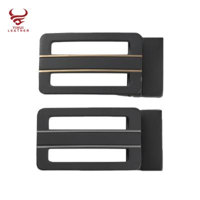 China Western Brushed Black TOOTH BUCKLE 2022 SINGLE New Buckle Nickel Free Single Buckle 35mm Custom Made for sale