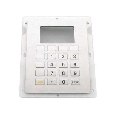 China Self Service Terminal Custom 20 Key Matrix 4X5 Stainless Steel Fuel Dispenser Waterproof Explosion Proof Keypad for sale