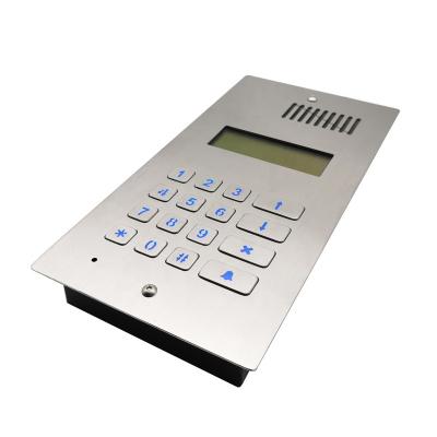 China Security System Custom 16 Key Matrix Metal Door Access Control Stainless Waterproof Digital LED Backlit Keypad for sale