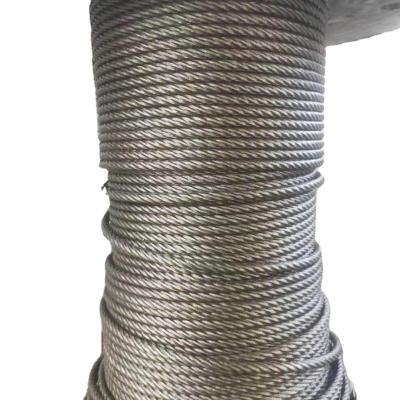 China Deluxe High Tensile Hoist Wire Rope 6x36+IWRC Galvanized Lifting Cable Steel Wire Rope For Crane for sale