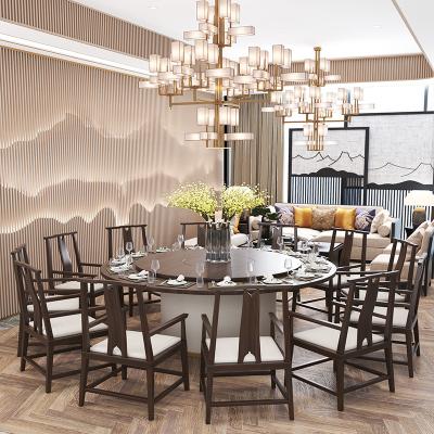 China Chinese Competitive New Design Solid Wood Dining Furniture Restaurant Wood Table for sale