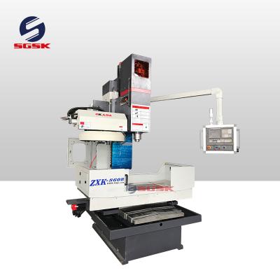 China ZXK860B Construction Material Stores CNC Vertical Drilling Machine CNC Drilling And Milling Machine for sale