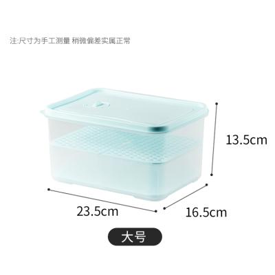 China Good Price Viable Plastic Kitchen Refrigerator Fresh Food Storage Box for sale