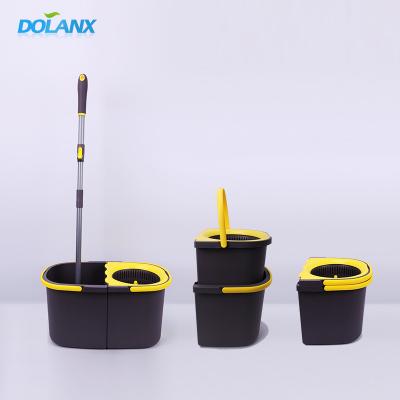 China Good practical dolanx mopnado spinning broom viable with double bucket for sale