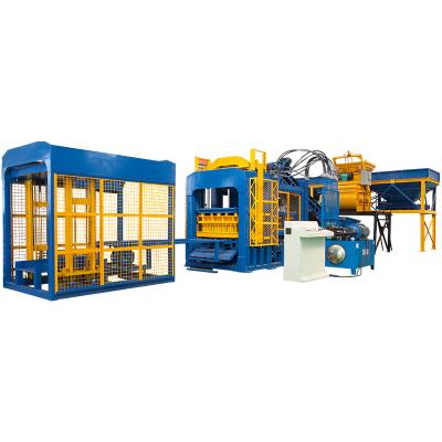 China Building material shops project proposal of machine hollow block making qft10-15 concrete block making machine for sale