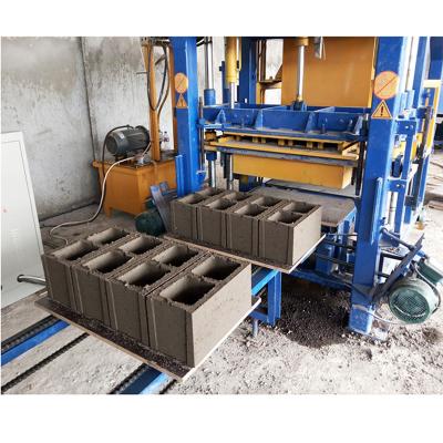 China Building Material Shops QT4-15s Lowest Price Automatic Block Molding Brick Making Machine Production Line for sale