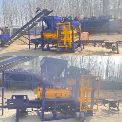 China Building Material Stores Compressed Concrete Hollow Brick Making Machine Automatic Solid Cement Block Brick Making Machine Automatic Brick Making Machinery for sale