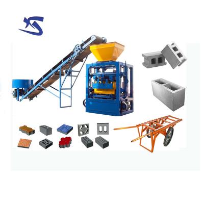 China Building material stores qt4-24 tanzania interlocking brick machine price for sale