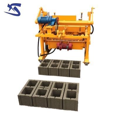 China Building Material Stores JMQ-6A Concrete Movable Egg Layer Block Making Machine for sale