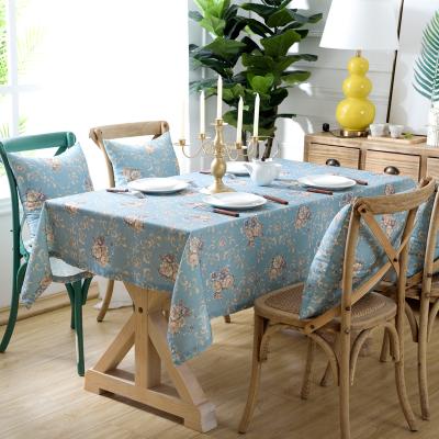 China Waterproof Eliya Tablecloth Linen Cloth Fabric For Home Transparent PVC Table Cover for sale