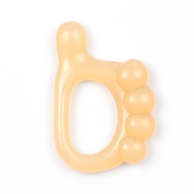 China Bpa Free Food Grade Baby Silicone Material Bpa Free Teether Teething Soothing Teething Toy for sale