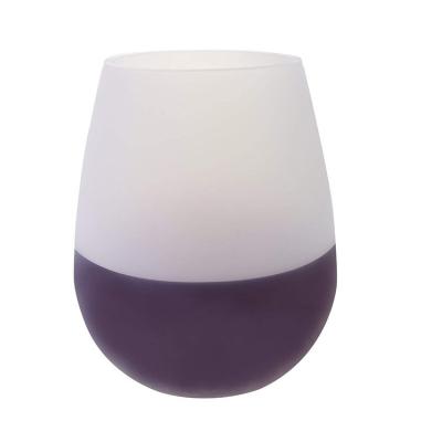 China Hot Selling Viable Silica Gel Wine Glass Silicone Cup for sale