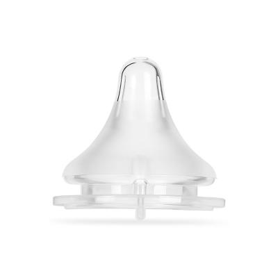 China BPA Free Anti-Colic Wide-Neck Silicon Nipple Realistic Baby Liquid Teat For Feeding Bottle for sale