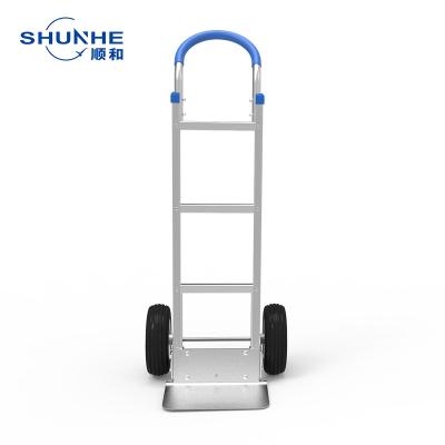 China Heavy Duty Heavy Duty Aluminum Folding Storage Hand Cart Trolley 440lbs for sale