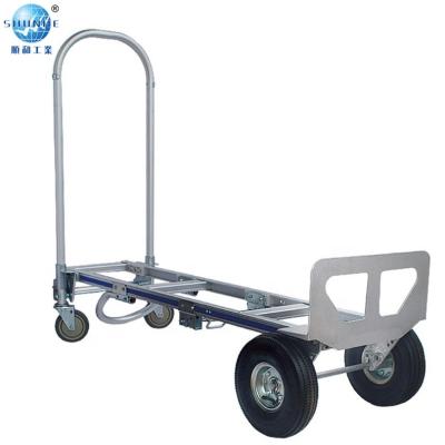 China FW-86 Industrial Heavy Duty Hand Trolley Aluminum Trolley 250KG for sale