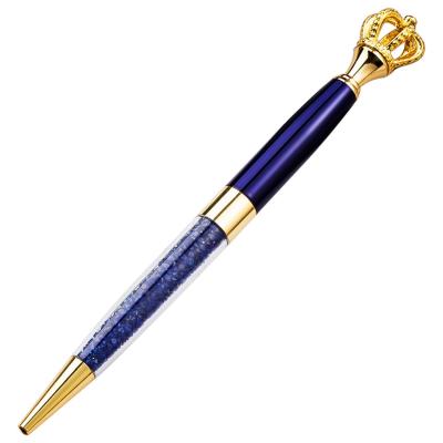 China Write Best Selling Product High Quality Stationery Gift Crown Colors Ballpoint Pen for sale