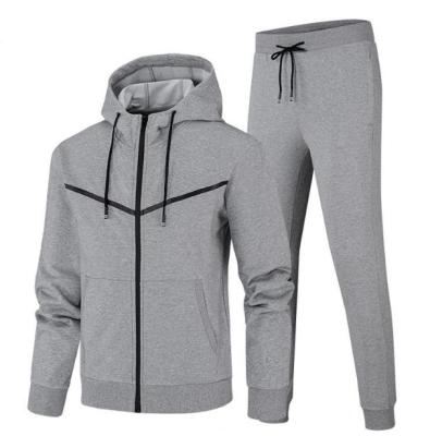 China OEM Breathable Custom Casual Jogger Zipper Unisex Running Hooded Sweatshirt Sweatsuit Established Men for sale