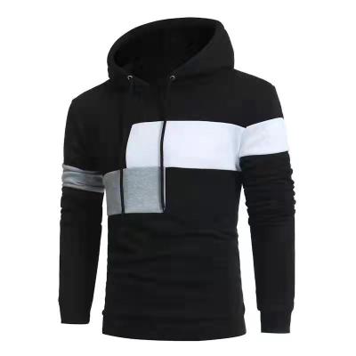 China 2021 New White Anti-Wrinkle Hooded Sweater Casual Slim Fit Mens Quilted Sweatshirts Hoodies Men's Fashionable 100% Cotton for sale