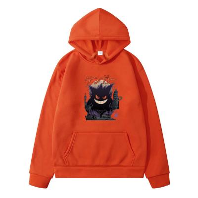 China Wholesale Custom Autumn Loose Men's Long Sleeve Cartoon Print Pullover Sweatshirt Anime Hoodies Men Anti-wrinkle for sale