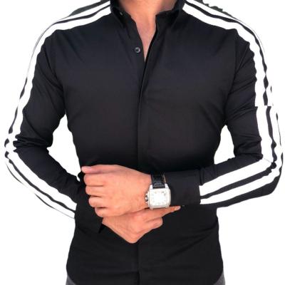 China New Arrival Anti-pilling Single Breasted Slim Long Sleeve Work Top Wholesale Mens Dress Shirts for sale