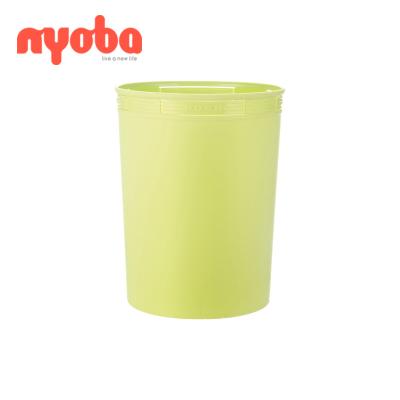 China Wholesale Living Room Plastic Colorful Office Household Storage Bin 10L Homio Round Daily Necessities Kitchen Necessities for sale