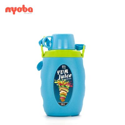 China 2019 Hot Sale Wholesale Durable Large Capacity Leakproof Portable Plastic Viable With Rope Kids Outdoor Sport Travel Water Bottle for sale