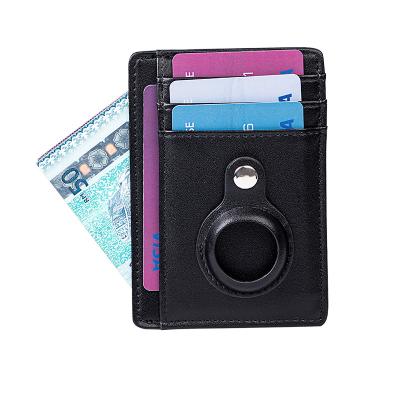 China Hot Selling Fashion Airtag Business Men's Pocket Minimalist Card Holder Bank ATM Slim Credit Smart Card Cases for sale