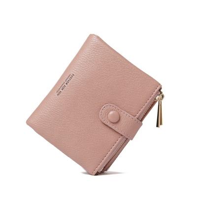 China Waterproof Running Personalized Wallets For Women Fashionable Double Zipper Wallet Purse for sale