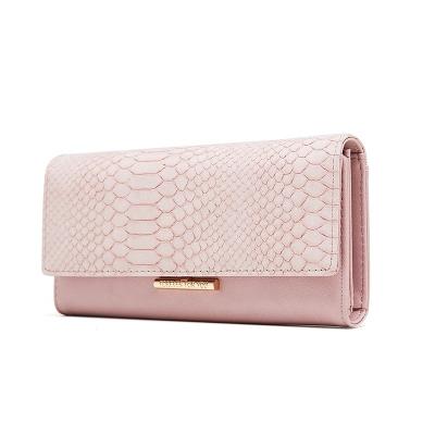 China New Waterproof Vintage PU Latch Purse Smart Card Leather Wallet For Women for sale