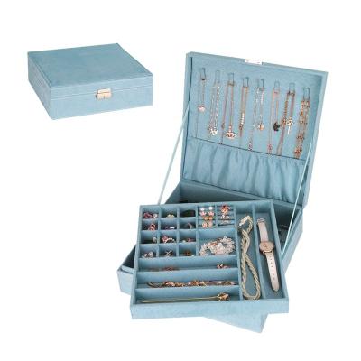 China Large Jewelry Package BMD Jewelry Box With Ring Holder Case Wedding Storage Favors Box For Guests - R039-N2001 for sale