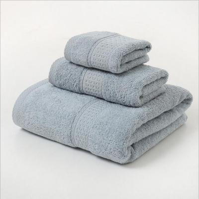 China Luxury Home Absorbent Cherry Gift Happy Bath Towels 3 Pieces Set Towels Bath Wholesale 100% Cotton for sale