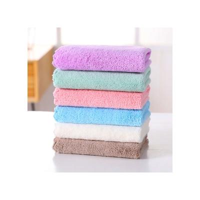 China Wholesale Absorbent Fleece High Density Soft Coral Absorbent Soft Children's Baby's Hand Towel for sale