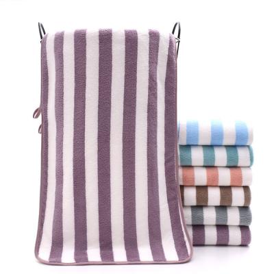 China Direct Selling Durable Place Coral Fleece Thick Bath Towel Knitted High Quality For Home for sale