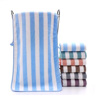 China Hot Sales Durable Fit Coral Fleece Bath Towel Knitted Comfortable And Durable Home For Home for sale