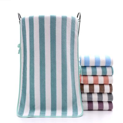 China Wholesale Price Durable Square Coral Fleece Bath Wrap High Quality Knitted Towel For Home for sale