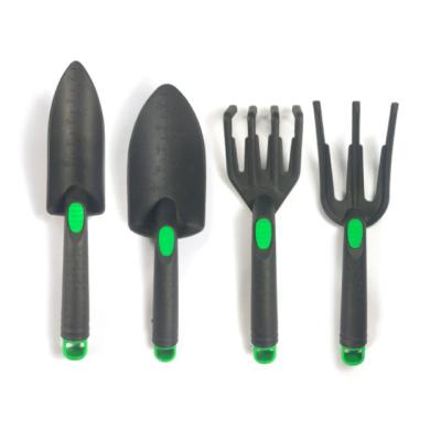 China 4Pcs Mini Gardening Shovel Plant Pot Gardening Plants Small Durable Plastic Claw Shovel Rake Spade Cultivating Tools for sale