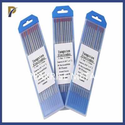 Chine Thorium du diamètre 0.5~25mm soudant l'électrode rouge de tungstène de Rod Cerium Red Tig Electrode pour le tungstène pur en aluminium à vendre