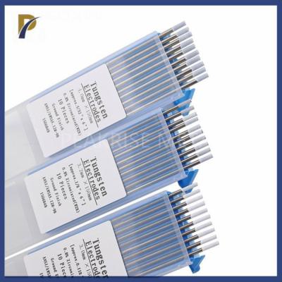 Chine Électrodes blanches de tungstène du zirconium WZ8 soudant le tungstène Rod White Tungsten Electrode For TIG Welding Electrode en aluminium à vendre