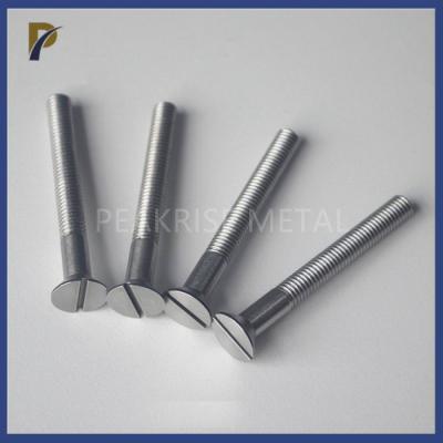 China Titanium Zirconium Molybdenum Screw Alloy Bolt Molybdenum Screw Alloy Bolt Slotted Pan Head Screw  Slotted Cheese Head for sale