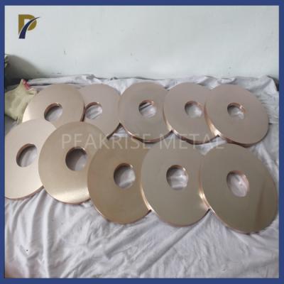 Cina materiale di rame dello strumento del disco EDM PCD del tungsteno 75%W 	Tungsteno Antivari del rame di piatto di rame del tungsteno in vendita