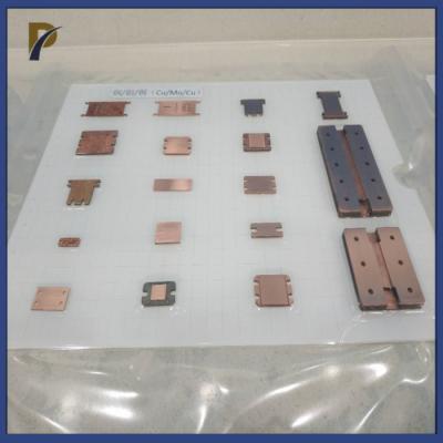 China Glass Bottle Packaging Molybdenum Copper Alloy Sheet Mo / Cu Alloy CMC 1 : 4 : 1 Cu/Mo/Cu Heat Sink Sheet for sale