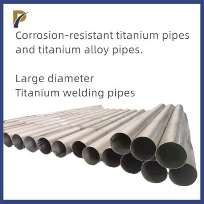 China ASTM B338 Titanium Welded Pipes Gr1 Titanium Pipe For Pulp And Paper Bleaching Plants for sale