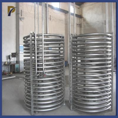 China Heater Coil Tube Titanium Coil Pipe Gr1 Gr2 Titanium Tube For Heating Exchanger for sale