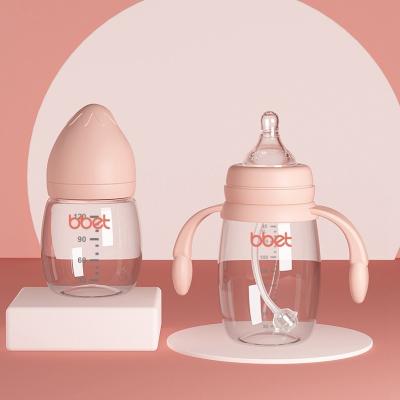 China Hot Selling Baby Bottle BPA Free Amazon Cheap Anti Colic Wide Glass High Neck Milk Milk Bottle for sale